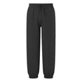 thumbnail image 4 of JAJAHO Girls Jogger Pants Breathable Linen Casual Drawstring Loose Fit Ankle-Tied Pants Summer Beach Vacation Clothes 7-16Y Stylish Trousers, 4 of 7