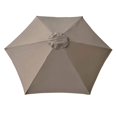thumbnail image 2 of DOLITY Garden Replacement Parasol Canopy Cover Rainproof 3m 8 Rib Khaki, 2 of 8