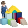 thumbnail image 1 of Soozier 11 Piece Soft Play Blocks for Kids 12-36 months, Light Colour, 1 of 10