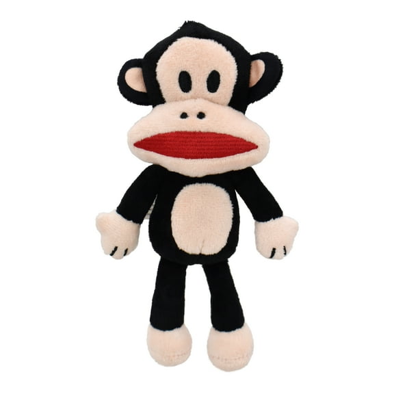Multipet Plush Paul Frank Julius Monkey Dog Toy with Crinkle and Squeaker, Small