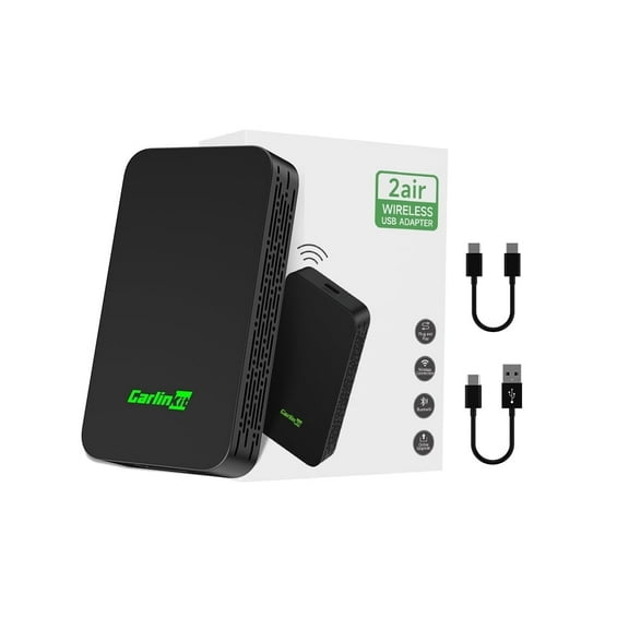 Carlinkit 5.0 Wireless CarPlay/Android Auto Adapter – Convert Wired CarPlay & Android Auto to Wireless – Stable Connection for Car Multimedia – Easy Setup & Compatibility