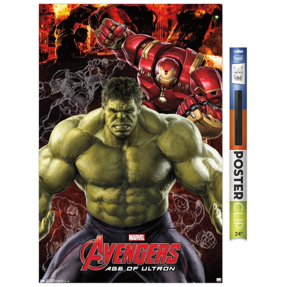 Marvel Avengers: Age of Ultron - Hulk Wall Poster, 22.375" x 34"