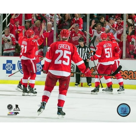- Riley Sheahan last goal at Joe Louis Arena- April 9 2017 Photo Print