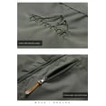 thumbnail image 4 of Men's Jacket Hooded Water Resistant Camping Jackets Male Work Wear Clothes，Size M-3XL, 4 of 9