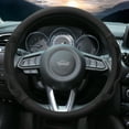 thumbnail image 4 of FH Group Universal PU Leather Car Steering Wheel Covers w/ Anti-Slip Grip Fits 14.5"-15.5", 4 of 6