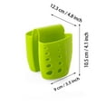 thumbnail image 2 of 2 Pack Kitchen Sink Shelf Hanging Sponge Drainboard Storage Baskets,Sink Faucet Housing Cradle Kitchen Shelving Rack Drain Sponges (Green), 2 of 6