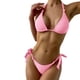thumbnail image 1 of Gibobby Trajes de Natación para Mujer Set Swimwear Bikini Push Up Beachwear Brazil Bandeau Swimsit Women Swimwears Tankinis Set(Rosa,M), 1 of 5