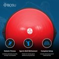 thumbnail image 3 of Bosu 72-10850 Home Gym The Original Balance Trainer 65 cm Diameter, Red & Black, 3 of 10