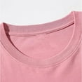 thumbnail image 6 of WREESH Mens Casual Hoodies Crewneck Sweatshirts Solid Pullover Long Sleeved Thin T Shirt Top Hot Pink, 6 of 9