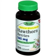 Rexall: Herbal Supplement Hawthorn Berries, 100 ct