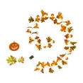 thumbnail image 2 of EASTIN Artificial Maple Leaf Rattan String Light Front Door Simulation Skull Party Window 3m/10ft Halloween Pumpkin Lights, 2 of 15