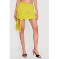 thumbnail image 3 of Women's Asymmetrical Ruffle Tiered Mini Skirt, 3 of 4