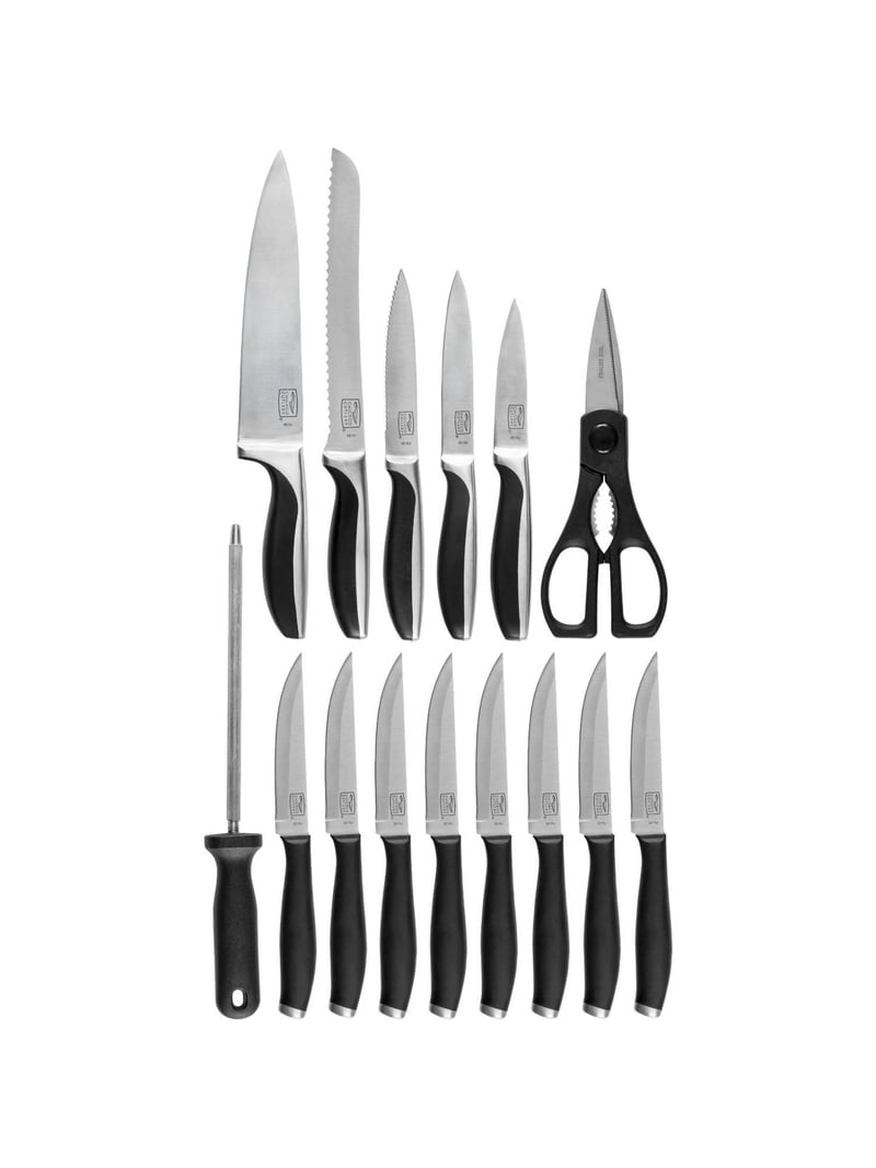 chicago cutlery ナイフセット Chicago Cutlery, Knife Set, 16-Piece with Wood Block, Stainless