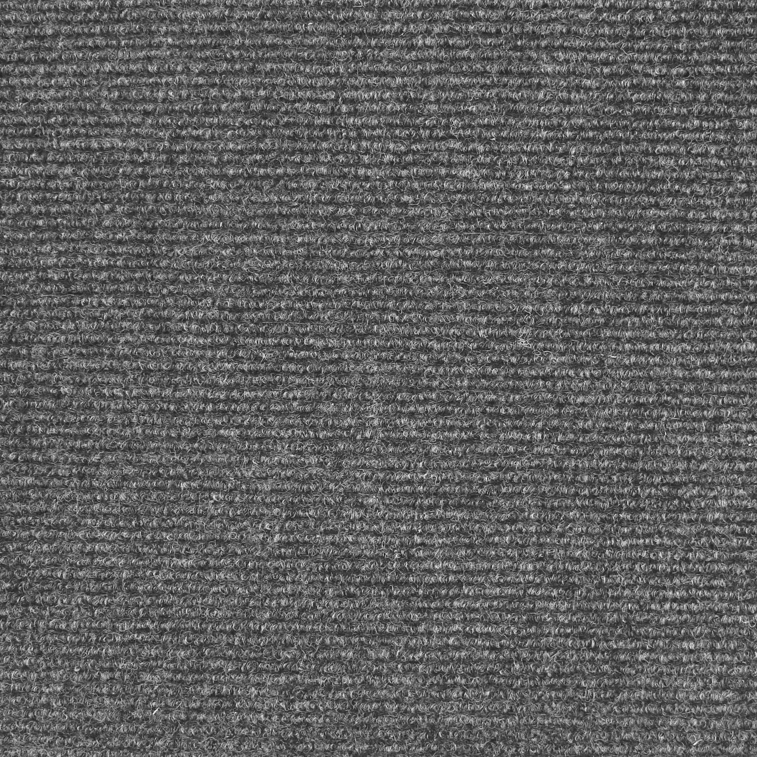 Tapis d'intérieur-extérieur gris de 6 pi x 8 pi