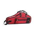 thumbnail image 2 of Yinanstore Oxford Saxophone Bag Saxophone Storage Case Zipper Impact Resistant Wind Instrument Carrying Case Saxophone Handbag Equipment red, 2 of 8