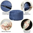 thumbnail image 5 of Big Bean Bag Chair with Memory Foam Filling 4 feet for Adult Child Giant Sofa Velvet Lazy Sofa Machine Washable Covers, Living Room Furniture Navy Blue, 5 of 6