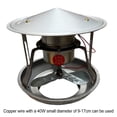 thumbnail image 2 of Wosthever Fácil instalación y operación, tapa de capó de chimenea, ventilador de poco ruido, ventilador de tiro inducido para chimenea Decoración del hogar, 2 of 6