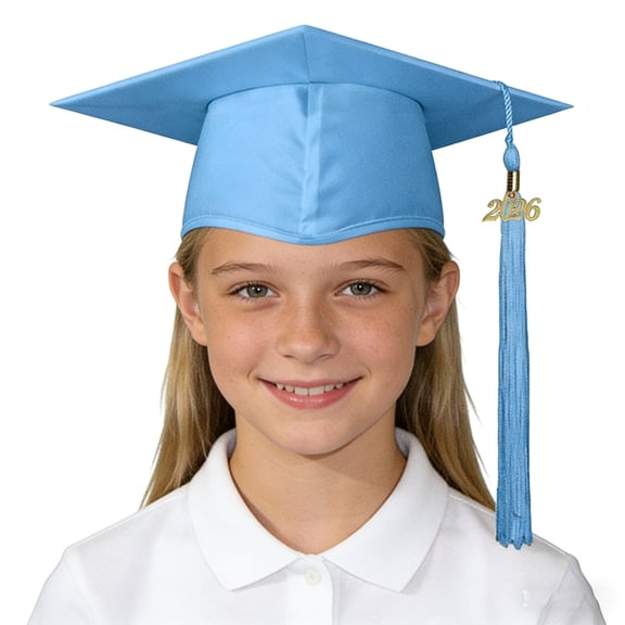 Cap Graduation Blue Graduation Cap with Tassels 2026 Graduation Decorations