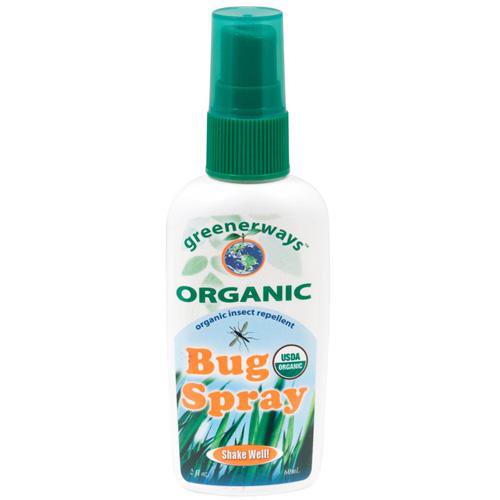 Greenerways Organic Bug Spray Organic CTer Display 2 Oz 1 Case