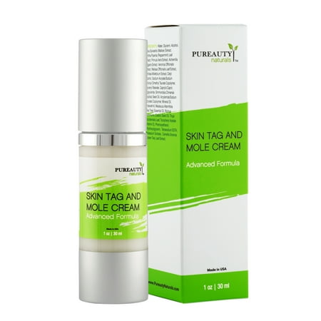 Skin Tag And Mole Cream By Pureauty Naturals: Advanced Formula With Natural Ingredients, Nourishing Moisturizer For A Healthy Complexion, Specialized Formula For Skin Tag, Warts and (Best Skin Tag Removal Cream)