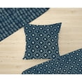 thumbnail image 6 of The Cozy Creations 2PCS Cotton Indigo Blue Decorative Pillow Cover, 20"X20" Double Sided Hand Block Printed Cushion Cover for Sofa Patio Couch, 6 of 9