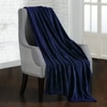 thumbnail image 4 of DreamLab Plush 48x72 15lb Weighted Blanket with Washable Cover, Navy, 4 of 10