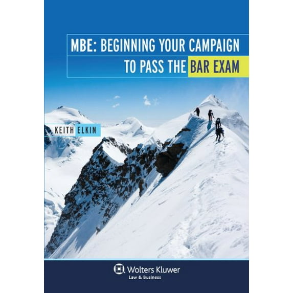 Pre-Owned MBE: Beginning Your Campaign to Pass the Bar Exam (Paperback) 0735509964 9780735509962