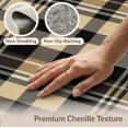 thumbnail image 6 of ODIKA 4'x6' Washable Area Rug Striped Foyer Vintage Tartan Frame Checkered Bold Gingham Plaid Flowing Dynamic for Bedroom, Reading Nook, Pet Friendly & Non-Shedding, 6 of 7