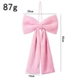 thumbnail image 3 of Christmas Decorations Velvet Bow Ornament Handmade Soft Hanging Bow With Rope For Tree Wreath Garland Wall Door Decor, 3 of 7