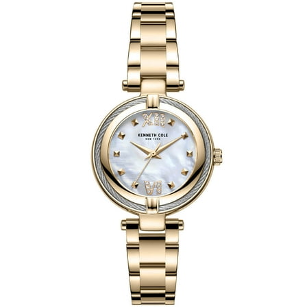 Kenneth Cole KC51052005 Women's Classic Yellow Gold Bracelet Watch