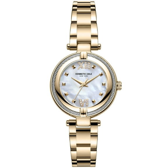 Kenneth Cole KC51052005 Women's Classic Yellow Gold Bracelet Watch