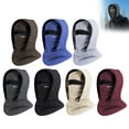 thumbnail image 3 of Outdoor Winter Warm Hat Neckband Integrated SkiMask for Men Women Fleece Face Head Neck Cover Windproof Cold Weather Winter Face For Men Windproof Hoodie, 3 of 10
