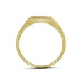 thumbnail image 2 of FB Jewels 10kt Yellow Gold Mens Round Diamond Flat Top Band Ring 1/4 Cttw Size 8, 2 of 2