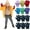 12 Pairs Solid Colors Knit Gloves, variant on Yacht & Smith Kids Gloves & Mittens Bulk Winter Solid and Striped Magic Children Age 3-8