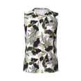 thumbnail image 6 of Lsque Abstract Watercolor Print Men's Cotton Blend Sleeveless Muscle Shirts (S-3XL)- Moisture Wicking, Odor Protection, UPF 30+,XX-Large, 6 of 8