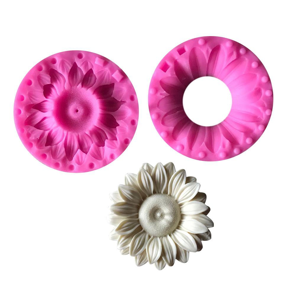 Decoration Aromatherapy Mould Soap Flowers Mold Ornaments Cooking Four Holes 6T 