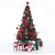 thumbnail image 3 of 120 piezas conjunto de flores de Navidad colgante de decoración de árbol de Navidad 2019 nuevo producto modelo de explosión transfronteriza flor de simulación de flor de plástico (conjunto rojo), 3 of 5