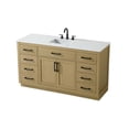 thumbnail image 6 of Elegant Kitchen and Bath Alden 60 inch Single Bathroom Vanity in Honey Brown, 6 of 10