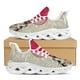 thumbnail image 1 of Zapatos con cordones y estampado de periódico con diseño de mariposas de moda para exteriores, zapatos deportivos ligeros y transpirables., 1 of 6