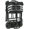thumbnail image 3 of Creative Outdoor Products Wagon All-Terrain Multipurpose Cart-Black & White Stripes, 3 of 3