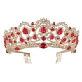 thumbnail image 3 of Hearth & Gear Bridal Rhinestone Wedding Hair Comb Headpiece For Bracelet for Women with Charms Rose Bracelet Set Bracelet with Beads Beaded Bracelet Set Bracelets for Women Bangle String Bracelet Arm, 3 of 6
