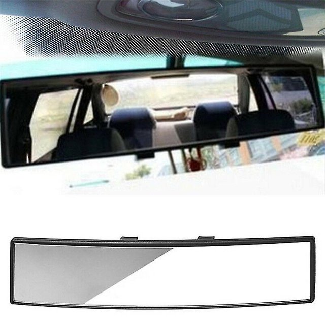 Universal 300mm Panoramic Curve Convex Interior Clip On Rear View Mirrors