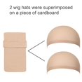 thumbnail image 3 of Bonnet de Perruque en Filet en Nylon Naturel (24PCS - Beige), 3 of 5