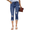 Dark Blue,#079, variant on Pants For Women High Waisted Ripped Skinny Jeans Stretchy Denim Capris Cropped Jeggings With Pockets,S