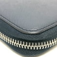 thumbnail image 3 of Pre-Owned PRADA 2ML188 Logo Round Zip Wallet Long Saffiano Leather Men's Women's Blue (Good), 3 of 12