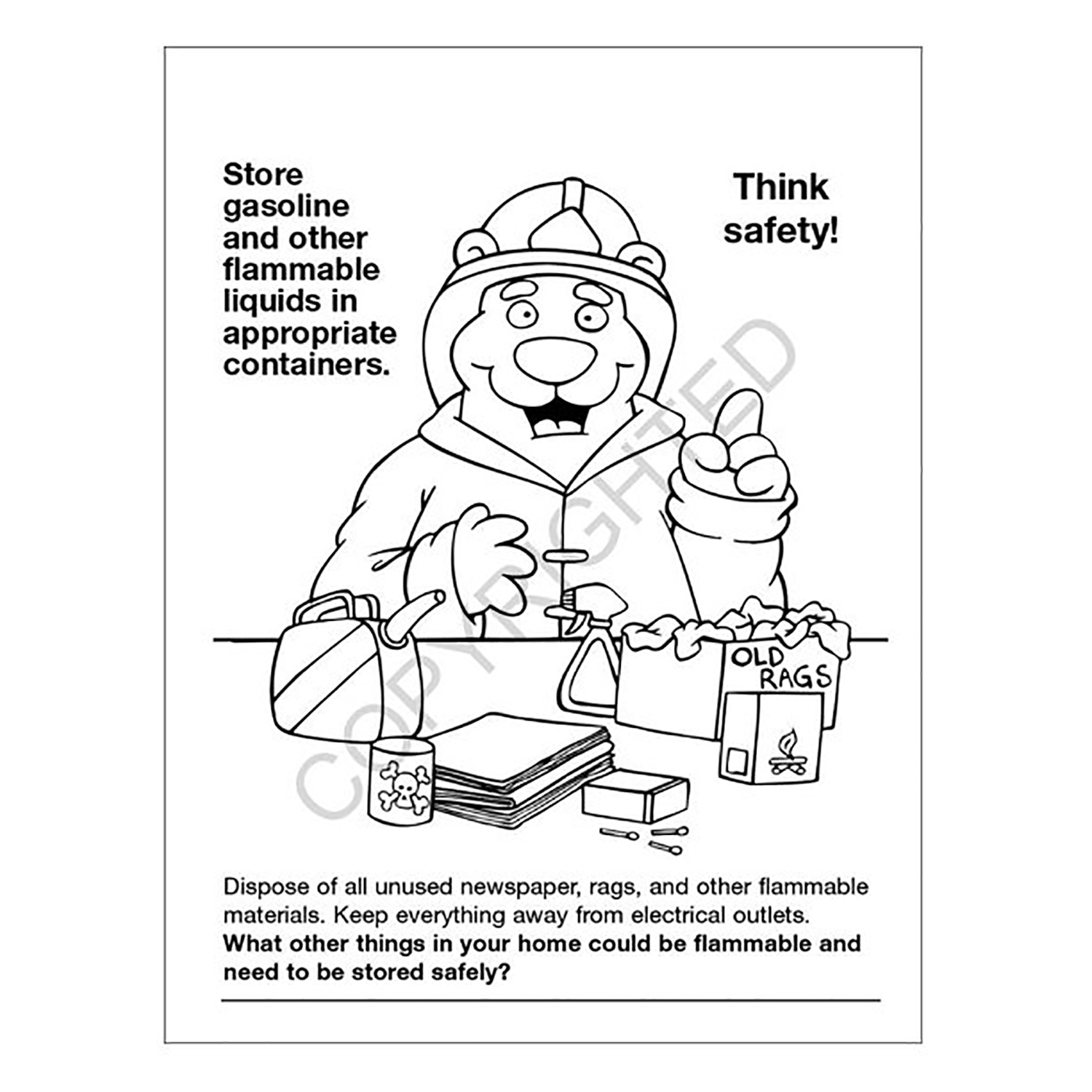 ZoCo: 25 Pack - Practice Fire Safety Kid's Educational Coloring & Activity Books