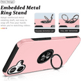 thumbnail image 6 of Entronix Heavy Duty Ring Case Designed for iPhone 17, Shockproof Slim Fit Kickstand, Pink, 6 of 7