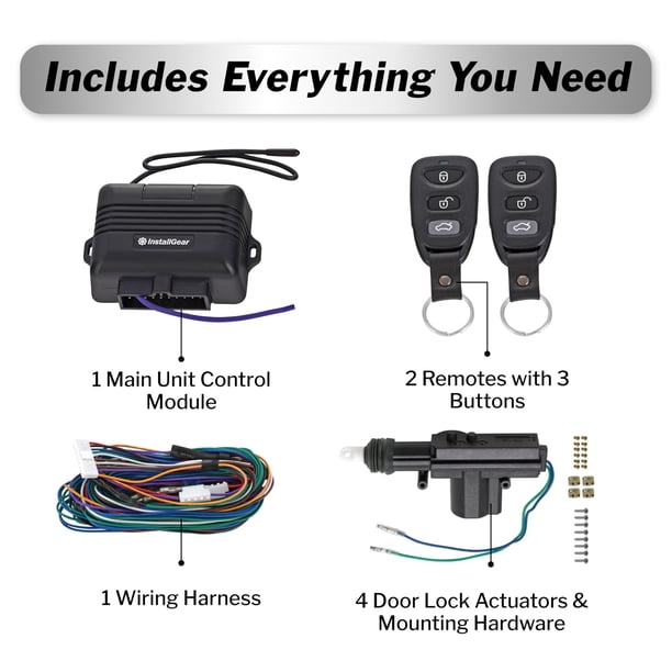 Keyless Alarm Module Diagram Keyless Entry Module MPC Door Lock Relay Module - Universal Adapter For ...