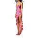 thumbnail image 2 of VISgogo Vestido largo sin mangas de verano para mujer, vestido ajustado con dobladillo con volantes y estampado de mariposas de corte bajo con correa de espagueti para la playa VISgogo moda, 2 of 9