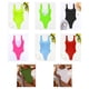 thumbnail image 5 of Soidarity Mono de mujer, traje de baño para niñas, verano, baño de sol, natación, poliéster, sin espalda, sin mangas, ropa de baño para mujer Traje de baño Negro S Soidarity OD022125-07, 5 of 6